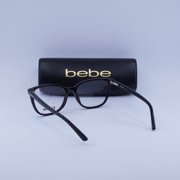 Bebe BB5201 001 Cat Eye Eyeglasses 53mm – Jet - Picture 5 of 11